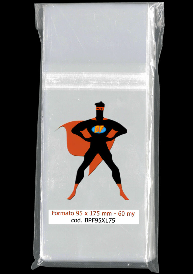 Buste protettive per fumetti tipo Raccoltina a Striscia 9,5×17,5 cm