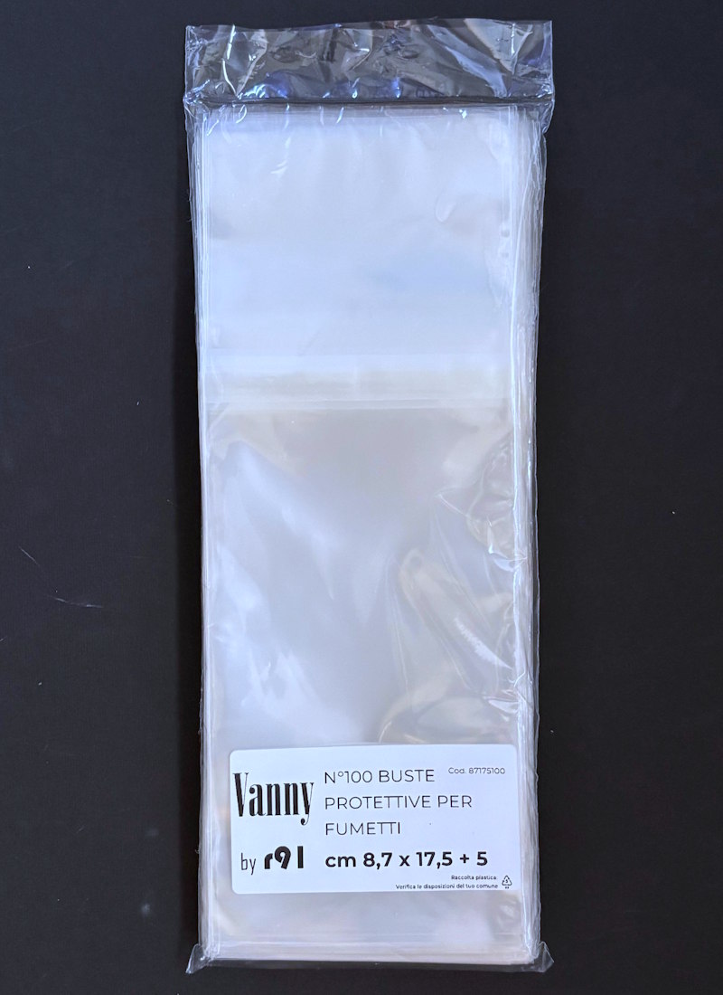 Buste per fumetti 87x175 mm "Vanny by r91" 100pz