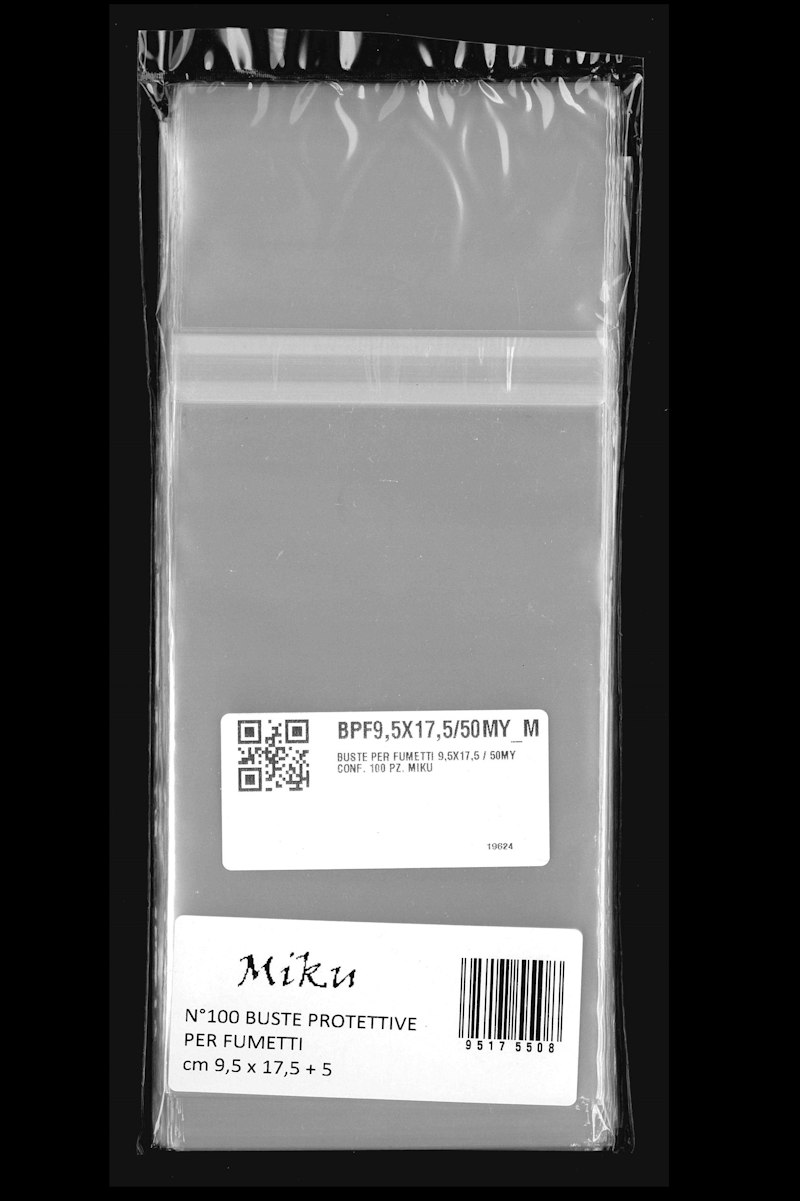Buste per Fumetti tipo Raccoltina a Striscia 95×175 mm