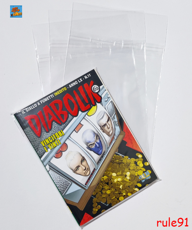 Buste per Fumetti Diabolik e Alan Ford 131x178 mm - immagine 6
