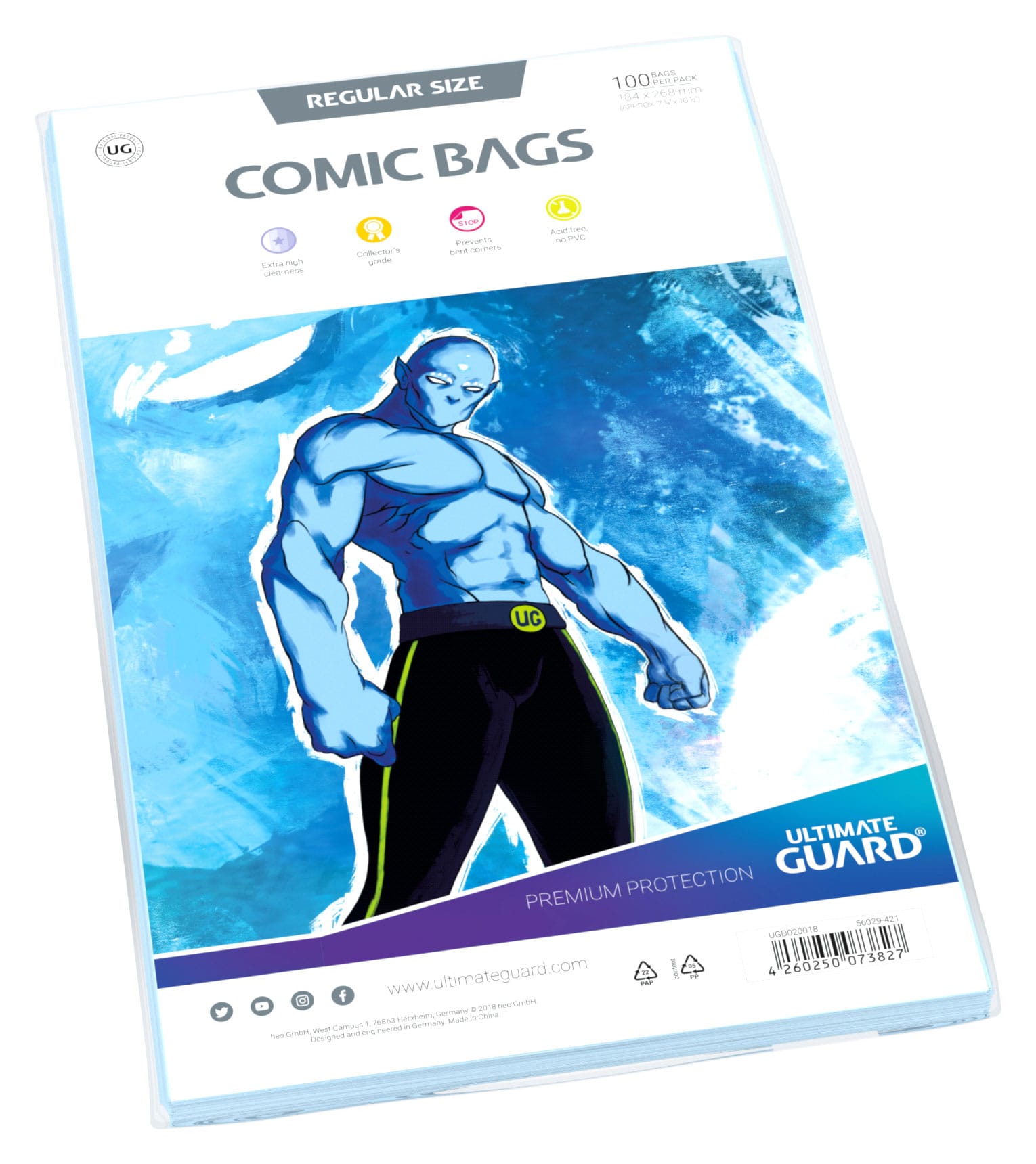 Ultimate Guard Comic Bags Regular Size (100) 184x268 mm