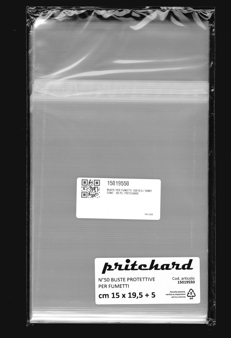Buste Protettive per Fumetti 150x195 mm (50my)