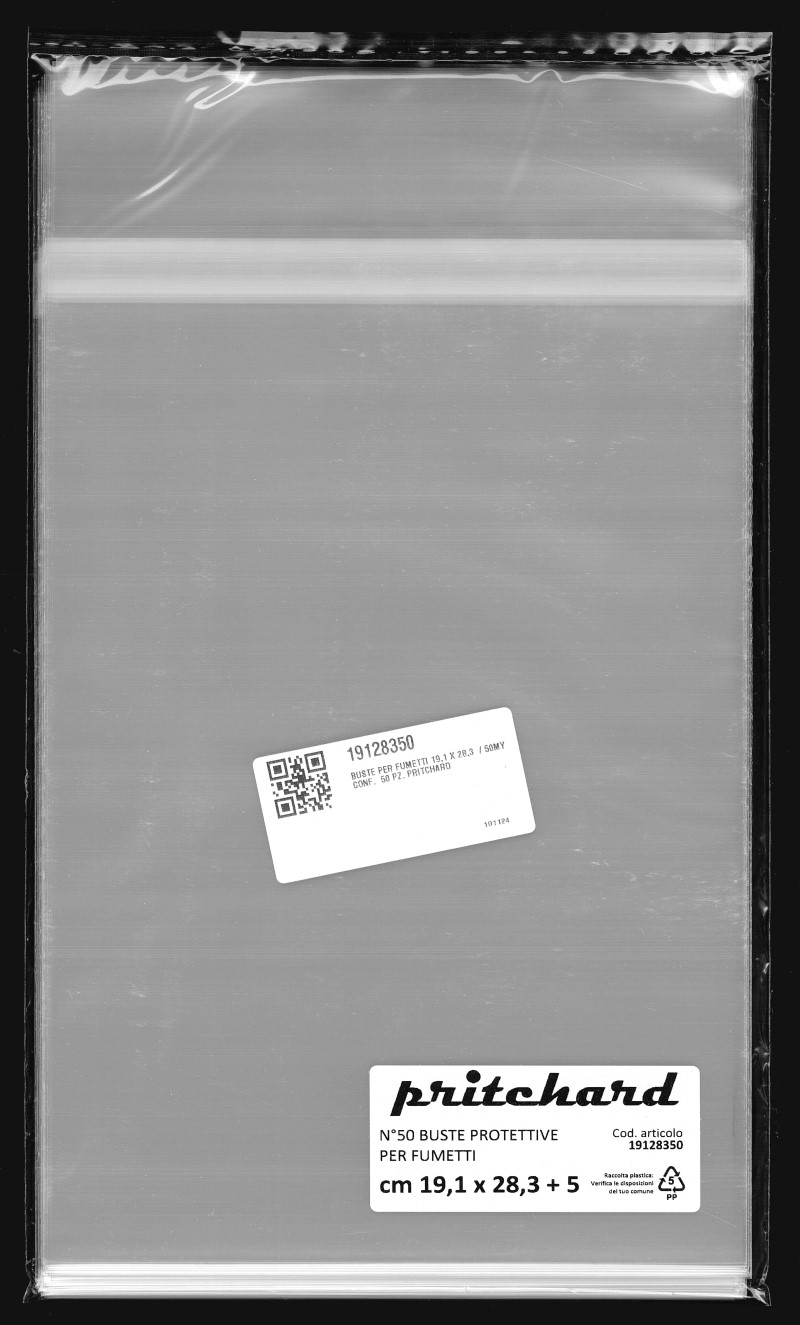 Buste Protettive per Fumetti 191x283 mm (50my)