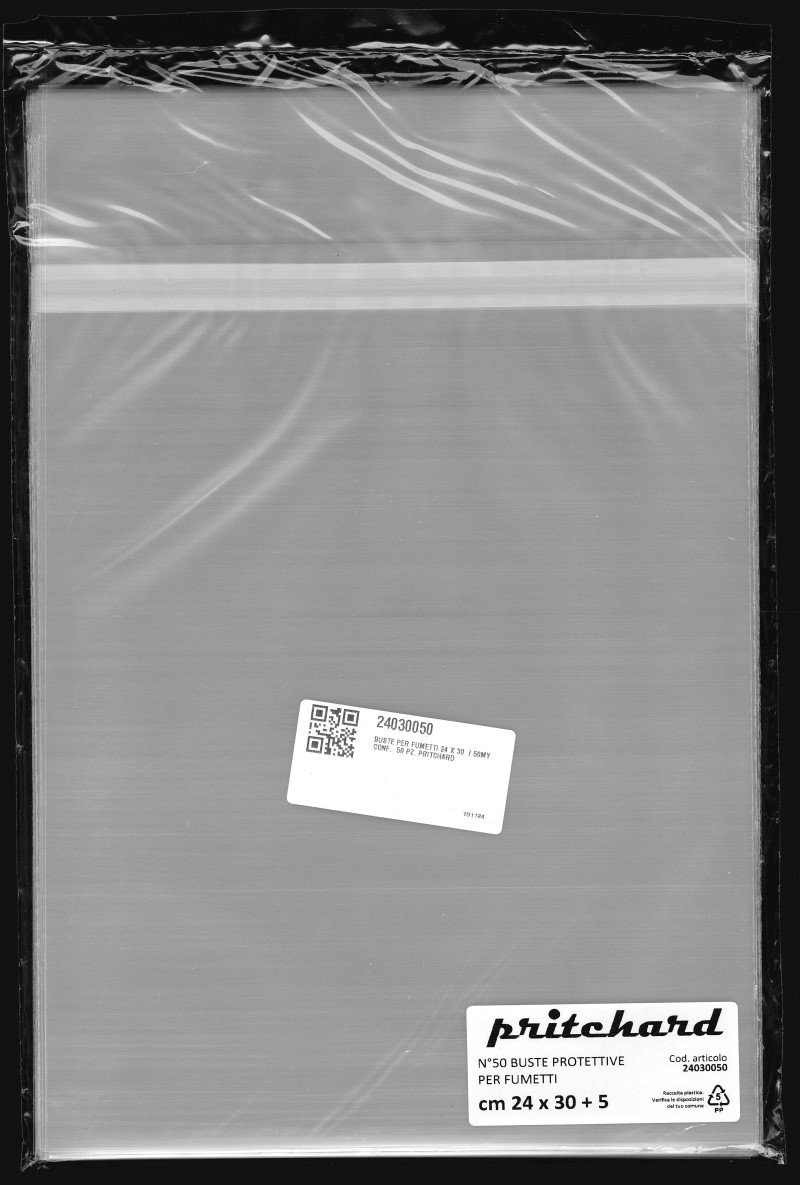 Buste Protettive per Fumetti 240x300 mm (50my)