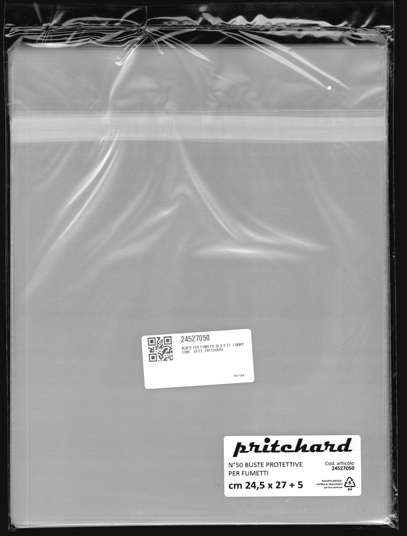 Buste Protettive per Fumetti 245x270 mm (50my)