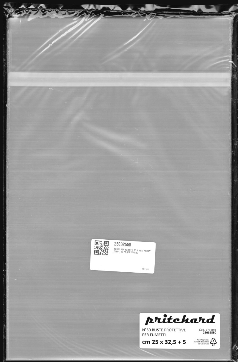 Buste Protettive per Fumetti 250x325 mm (50my)