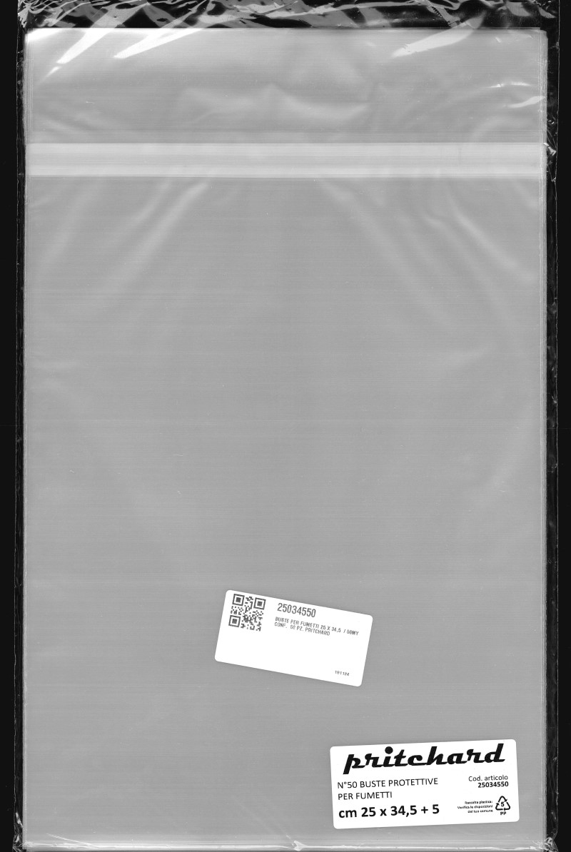 Buste Protettive per Fumetti 250x345 mm (50my)