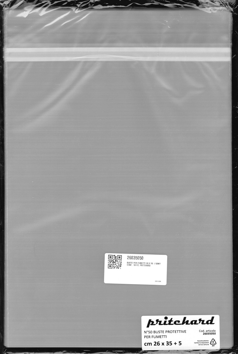 Buste Protettive per Fumetti 260x350 mm (50my)